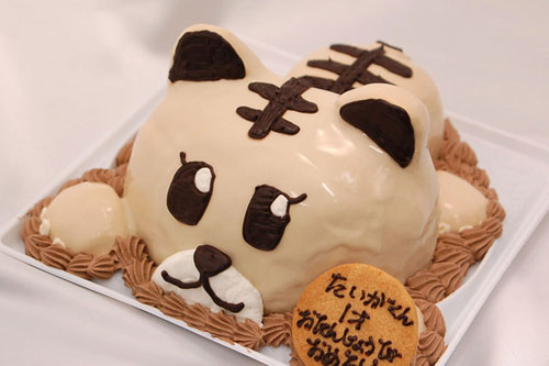 初誕生日タイガーケーキ