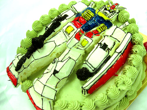 ガンダム　バースデーケーキ