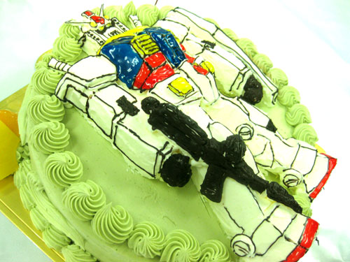 お誕生日ケーキ　ガンダム