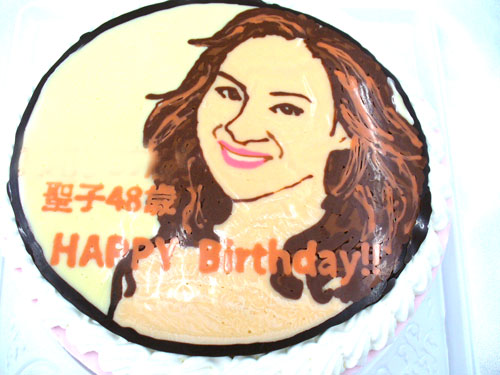 松田聖子イラストケーキ 松田聖子イラストケーキ