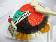 仮面ライダーのケーキ