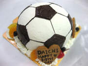 サッカーボールのケーキ