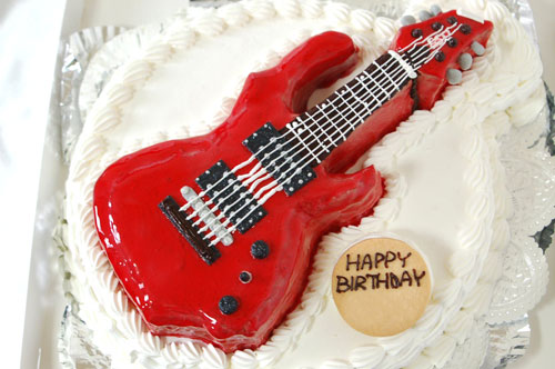 ギター　オーダーメイドケーキ