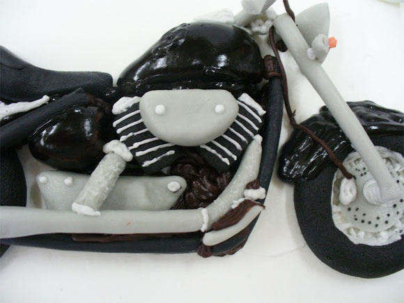 3Dケーキ　バイク