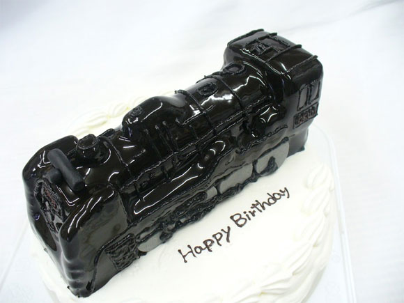 蒸気機関車　3Dケーキ