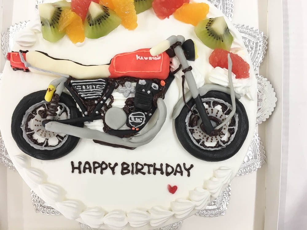 バイクの3Dケーキ1-3