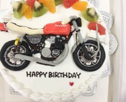 バイクの3Dケーキ1-3