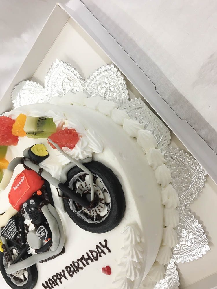 バイクの3Dケーキ1-2