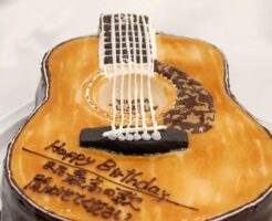 ギターの3Dケーキ