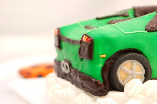 車のケーキ　3Dオーダーケーキ　フォルクスワーゲン　ビートル　タイプ1