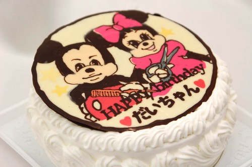 誕生日ケーキ・似顔絵