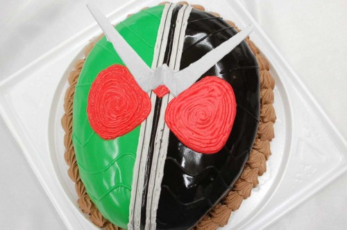 仮面ライダーダブルのケーキ