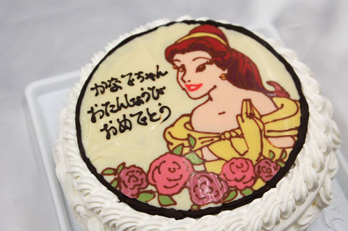 イラストケーキ プリンセス ベル