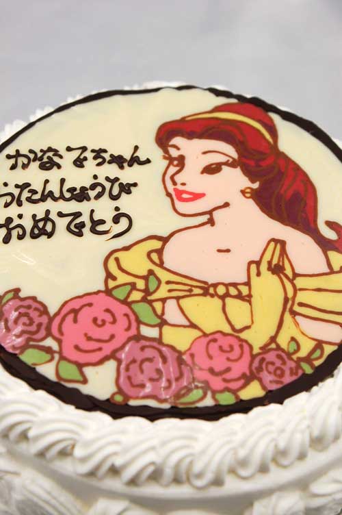 イラストケーキ プリンセス ベル