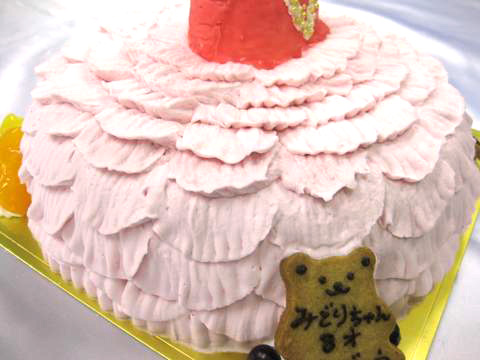 バレエ・ドレスのケーキ