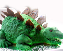 恐竜のケーキ