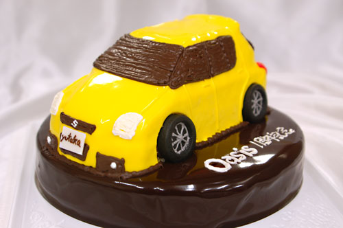 超立体ケーキ 車のケーキはこうしてできる 魔法のバースデーケーキblog