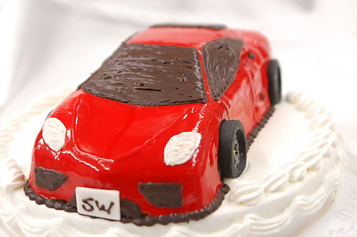 車のケーキ（KBCテレビ）