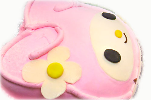 マイメロディ マイメロの立体キャラクターケーキ ピンク
