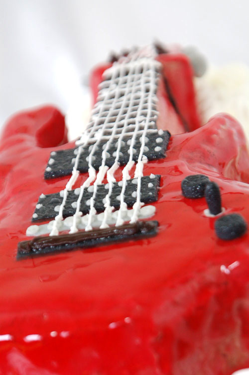 ギター立体ケーキ