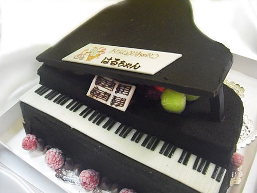 ピアノのケーキ グランドピアノ3d超立体ケーキ