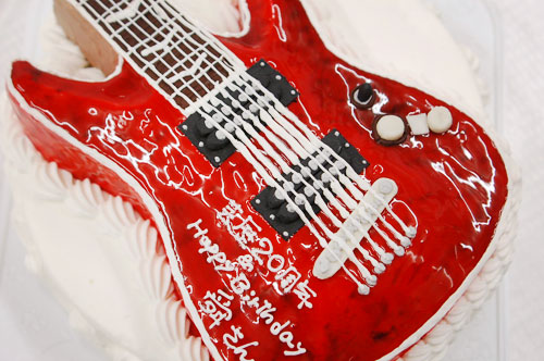 ギター　ケーキ　オーダーメイド