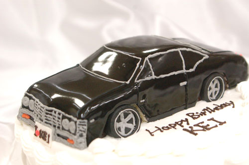 車のケーキ シボレー インパラ3dケーキ