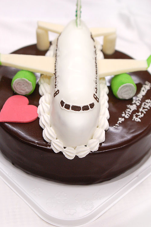 飛行機のケーキ　誕生日