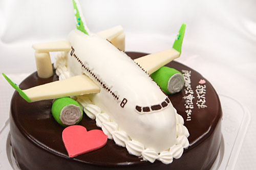 飛行機のケーキ　ソラシドエア