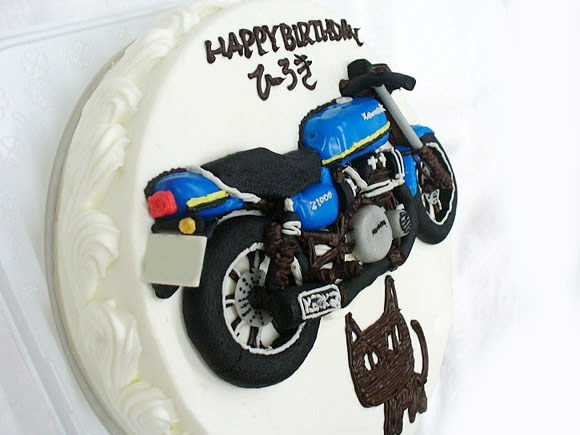バイク　超立体ケーキ