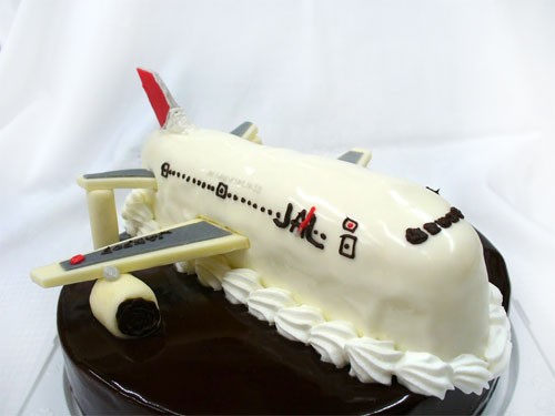 飛行機のケーキ