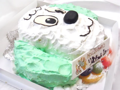 キャラクターケーキ　初誕生日