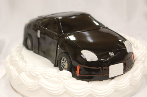 フェアレディZ　車の3D超立体ケーキ