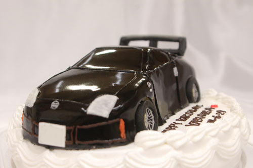 車のケーキ
