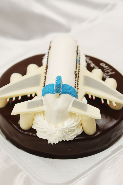 飛行機　超立体ケーキ