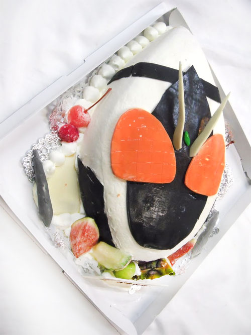 仮面ライダーフォーゼのケーキ