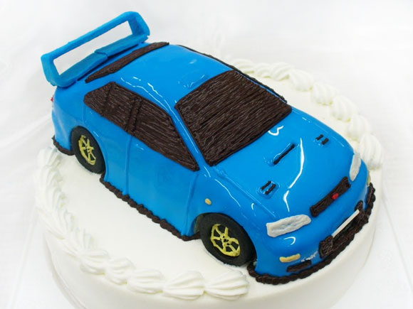 車のケーキ・インプレッサWRX
