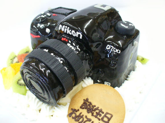 カメラ3Dケーキ