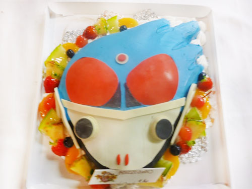 仮面ライダーメテオ立体ケーキ