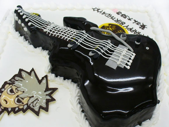 ギターのケーキ