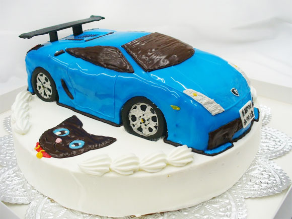 車のケーキ　ランボルギーニ
