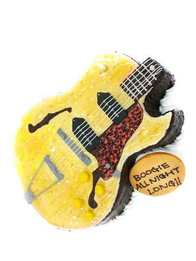 ギター　超立体ケーキ