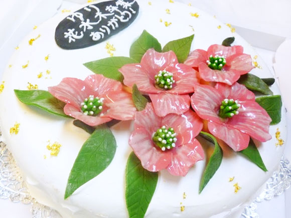 花水木　3Dケーキ