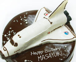 スペースシャトル3Dケーキ
