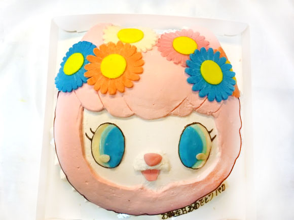 ジュエルペットのケーキ エンジェラのキャラクター立体ケーキ