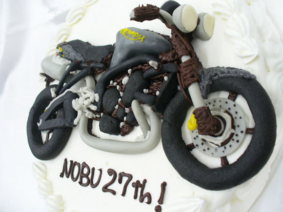 バイクのケーキ