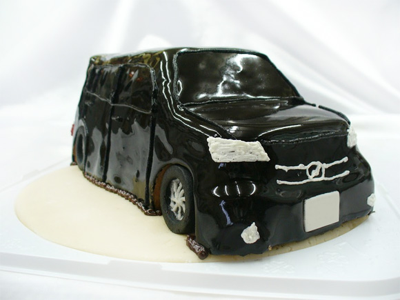 3Dケーキ　車　bB