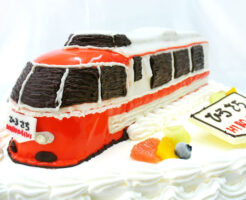 電車の3Dケーキ