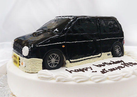 アルト・ワークス　車のケーキ