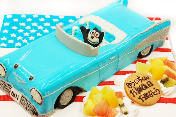 シボレー　車のケーキ